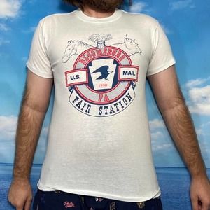 Vintage 90s bloomburg state T shirt